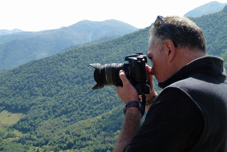 El fotógrafo y su cámara